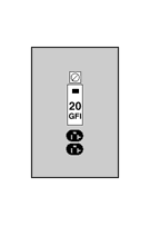 U010G Midwest GE Unmetered Power Outlet, 120 V AC, 20 A, 1 Phase , 14 to 8 AWG, 14 to 6 AWG Wire, Surface Mount