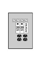 U011GTL Midwest GE Unmetered Power Outlet, 120/240 V AC, 100 A, 1 Phase , 14 to 8 AWG, 14 to 1/0 AWG Wire, Surface Mount