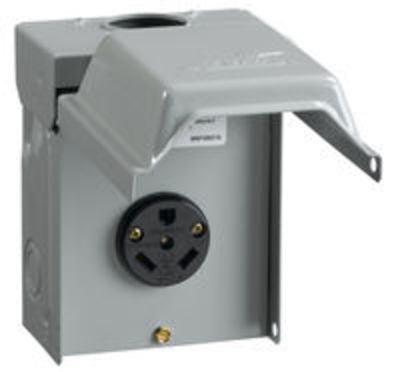 U013 Unmetered Power Outlet, 30 Amp, 120V, Surface Mount