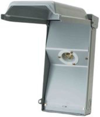 U030N Midwest GE Unmetered Power Inlet, 120/240 V AC, 30 A, 1 Phase , Surface Mount