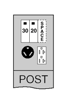 U041CP6010 Midwest GE Power Outlet Pedestal, 120/240 V AC, 70 A, 1 Phase, 2 AWG to 250 kcmil Wire, NEMA 3R Enclosure