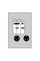 U058C Midwest GE Heavy Duty Unmetered Power Outlet Panel, 120/240 V AC, 80 A, 1 Phase , 14 to 8 AWG, 14 to 2 AWG, 12 to 8 AWG, 12 to 2 AWG Wire, Surface Mount