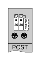 U061CP6 Midwest GE 1-Head Unmetered Power Pedestal, 120/240 V AC, 70 A, 1 Phase, 14 to 8 AWG, 14 to 2 AWG Wire, NEMA 3R Enclosure