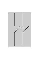 U065NA1 Midwest GE Fused Non-Automatic AC Disconnect Switch, 120/240 V AC, 60 A, 10 hp, 2 Poles