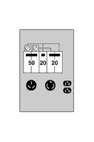 U070C Midwest GE 1-Head Unmetered Power Outlet, 120/240 VAC, 90 A, 1 Phase , 14 to 8 AWG, 14 to 1/0 AWG Wire, Surface Mount