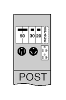 U075CP6031 Midwest GE 1-Head Power Outlet Pedestal, 120/240 V AC, 100 A, 1 Phase, 1 AWG to 300 kcmil Wire, NEMA 3R Enclosure