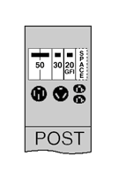 U075GP4 Midwest GE Type RV Power Outlet Pedestal, 120/240 V AC, 100 A, 1 Phase, NEMA 3R Enclosure