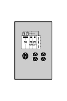 U076G Midwest GE 1-Head Unmetered Temporary Power Outlet, 120/240 V AC, 100 A, 1 Phase , 14 to 8 AWG, 14 to 1/0 AWG Wire, Surface Mount