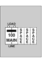 U101C 100 Amp, Surface, Unmetered, 9x17