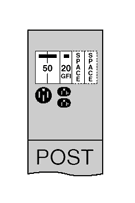 U355GP6 100 Amp, Post 50/20