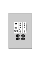 U361G Midwest GE Unmetered Power Outlet, 120/240 V AC, 70 A, 1 Phase , 14 to 8 AWG, 12 to 8 AWG Wire, Surface Mount