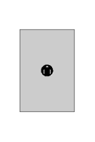 U501 Midwest GE 1-Head Unmetered Power Outlet, 240 VAC, 50 A, 12 to 8 AWG Wire, Surface Mount