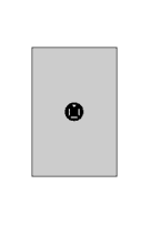 U546 Midwest GE Unmetered Power Outlet, 120/240 VAC, 60 A, 1 Phase , 12 to 8 AWG Wire, Surface Mount