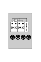 U614C Midwest GE Unmetered Power Outlet, 120/240 V AC, 100 A, 1 Phase , 14 to 8 AWG, 12 to 8 AWG Wire, Surface Mount