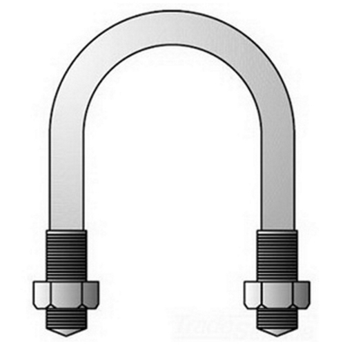 U-75SG SU Series U-Bolt, 3/4 in Trade, 1/4-20 UNC, Steel