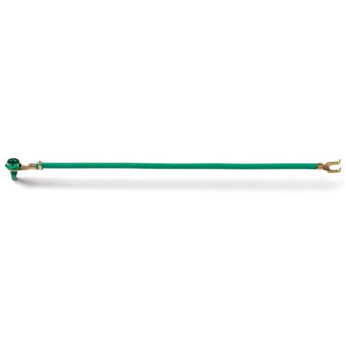 20004 Insulated Ground Bonding Pigtail, 12 AWG Stranded Wire, 8 in L, Captive GSH Ground Screw/Flange Spade Terminal