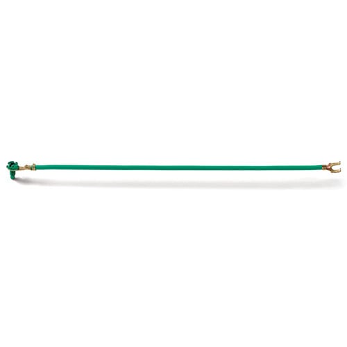 20019 Ground Bonding Pigtail, 12 AWG Insulated/Stranded Wire, 10 in L, Flange Spade/GSH Ground Screw Terminal
