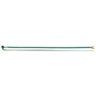 EPCO, Ground Bonding Pigtail, PigTails, Insulated Stranded Wire, Conductor Size: 12 AWG, Insulation: THHN, Length: 12 IN, Includes: (1) Flanged Spade Terminal,Captive GSH Ground Screw