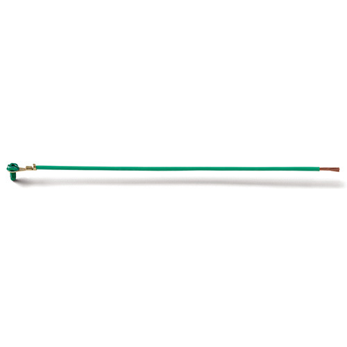 20035 Ground Bonding Pigtail, 12 AWG Insulated/Stranded Wire, 8 in L, Ring Terminal