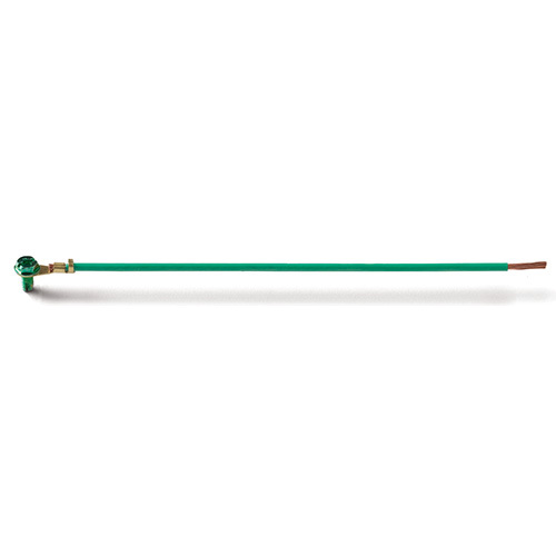 20036 Ground Bonding Pigtail, 12 AWG Insulated/Stranded Wire, 8 in L, GSC Ground Screw/Ring Terminal