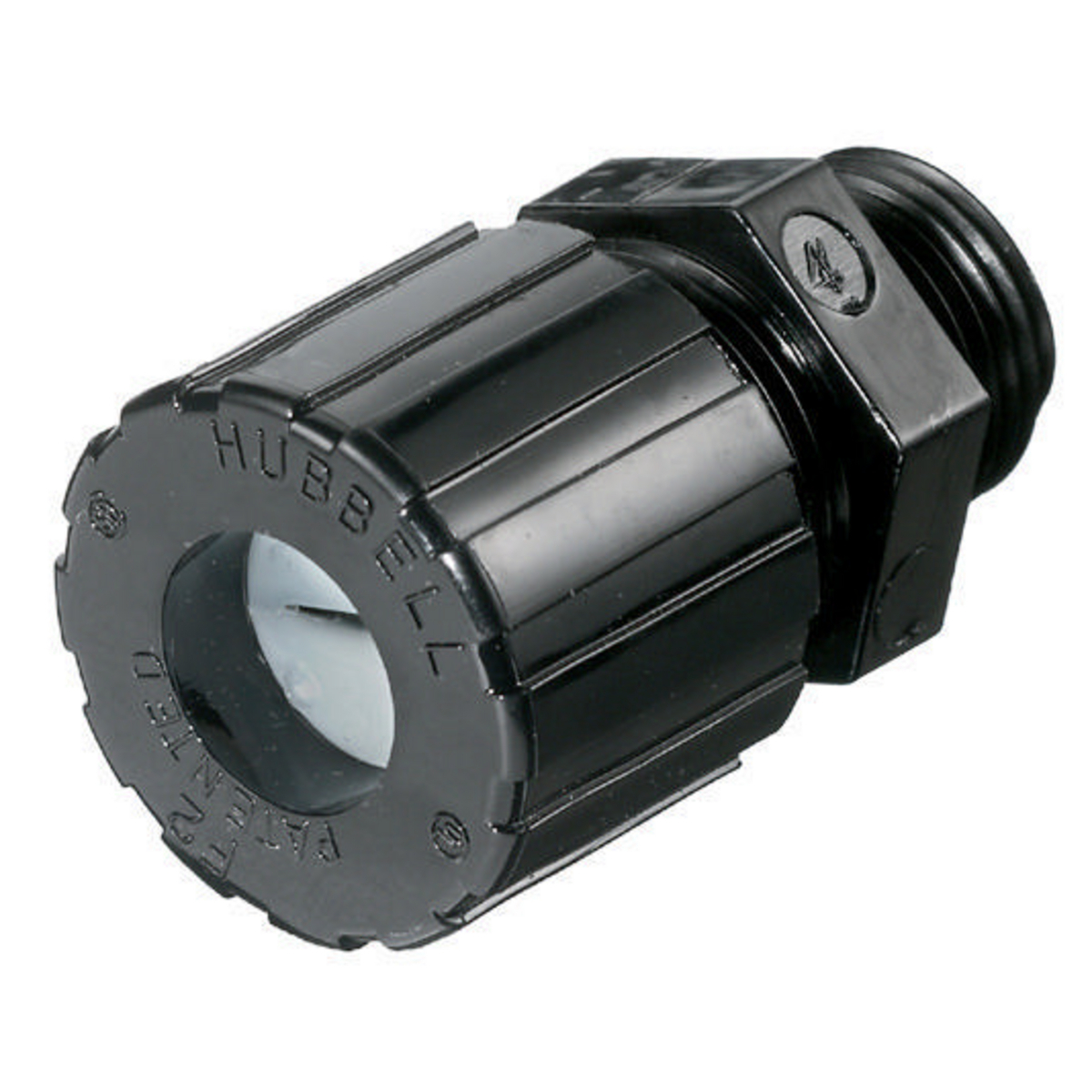 UFC2001CR Underground Feed Standard Cord Connector, 1/2 in Trade, 0.2 x 0.4 to 0.25 x 0.55 in Cable Openings, Nylon
