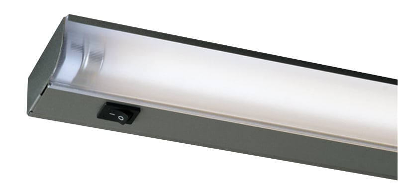 UFL22 WH Economy Direct Wire Under Cabinet Light, (1) T5 Lamp, 14 W Fixture, 120 VAC, White Housing