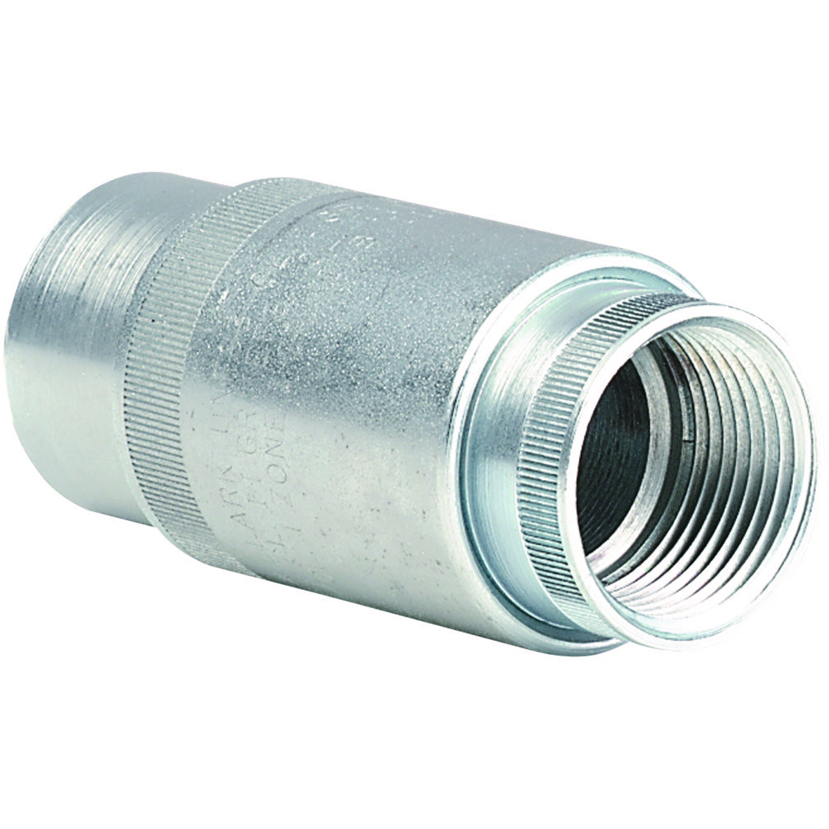 UNFS2 UNF Female Short Conduit Union, 3/4 in, Steel, Electro-Plated Zinc