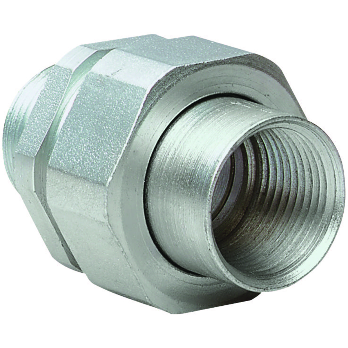 UNY3 Male/Female Conduit Union, 1 in, Steel, Electro-Plated Zinc