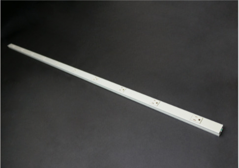 2000 Pre-Wired Plugmold w/ Snapicoil Harness; 6 Outlet, 3 Ft, Ivory