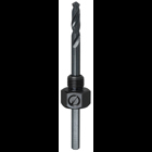 Arbor, 1/4 in. arbor size, 3/8 in. drive size, Hex drive type, 1/2-20 in. thread size, Hex shank type, VDP4S drill number, 9/16 to 1-1/8 in. chuck size