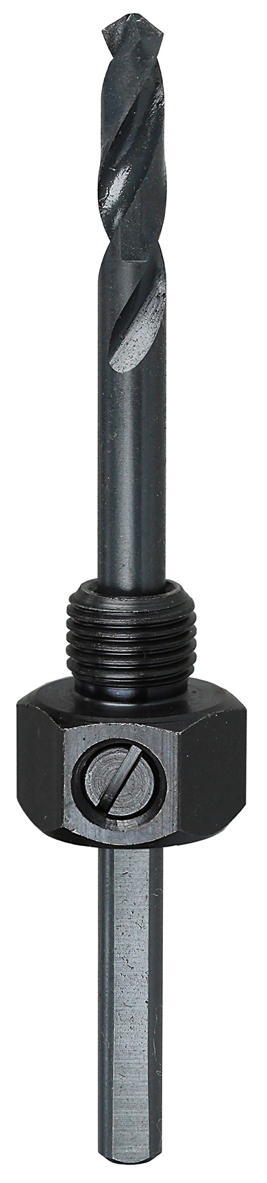 V34 Arbor With VPD4S Pilot Drill, 1/4 in Arbor, 3/8 in Hex Shank, 3/8 in Pilot Drill