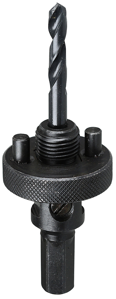 V35P Arbor With VPD4S Pilot Drill, 1/4 in Arbor, 3/8 in Hex Shank, 3/8 in Pilot Drill