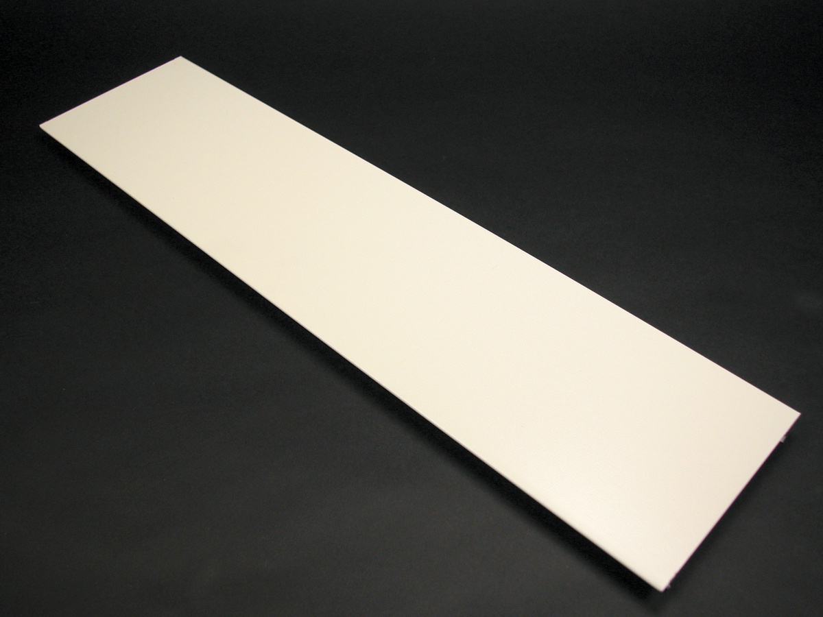 Two-Piece Steel Surface Non-Adhesive Raceway Cover; 5 Ft, Ivory