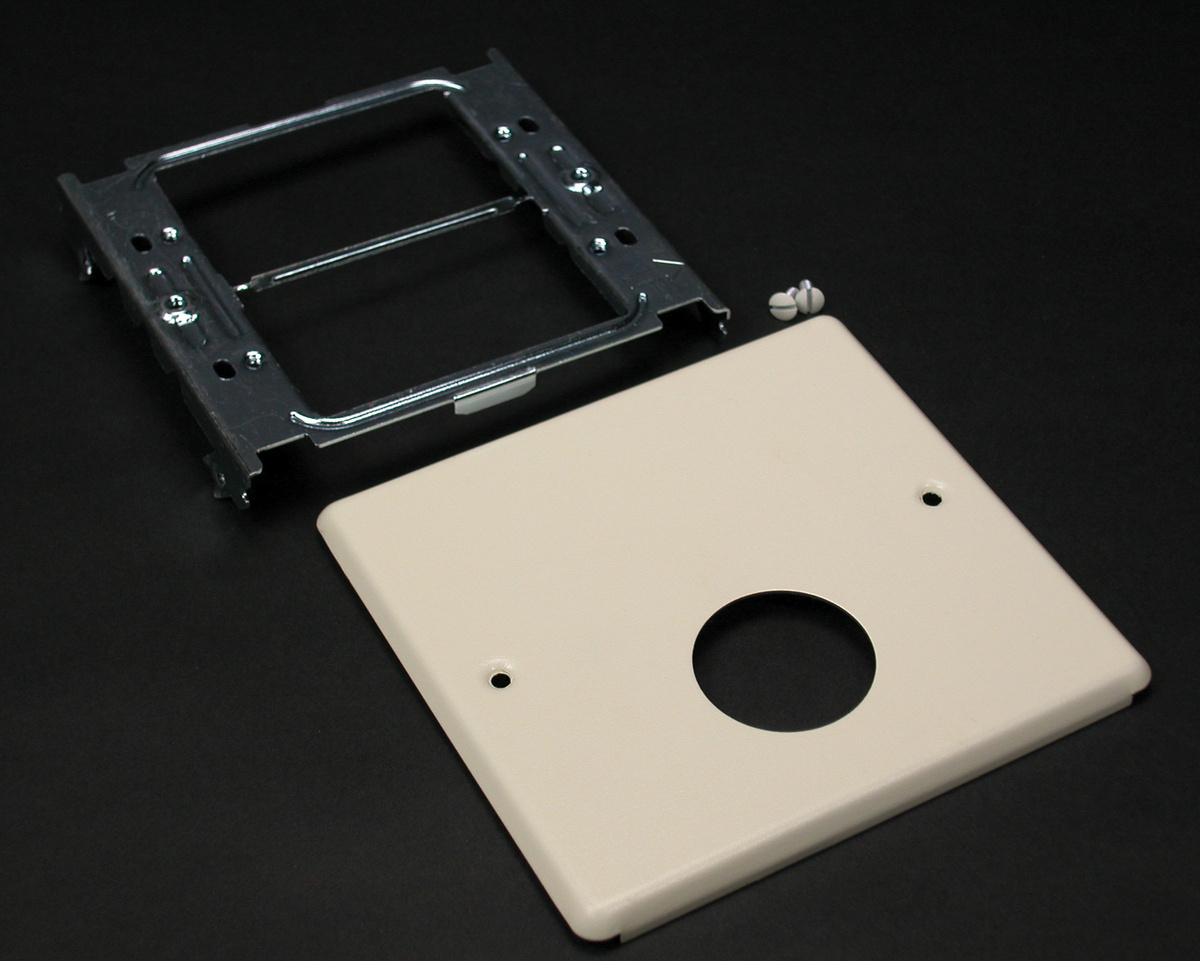 2-Gang Ivory Cover Plate
