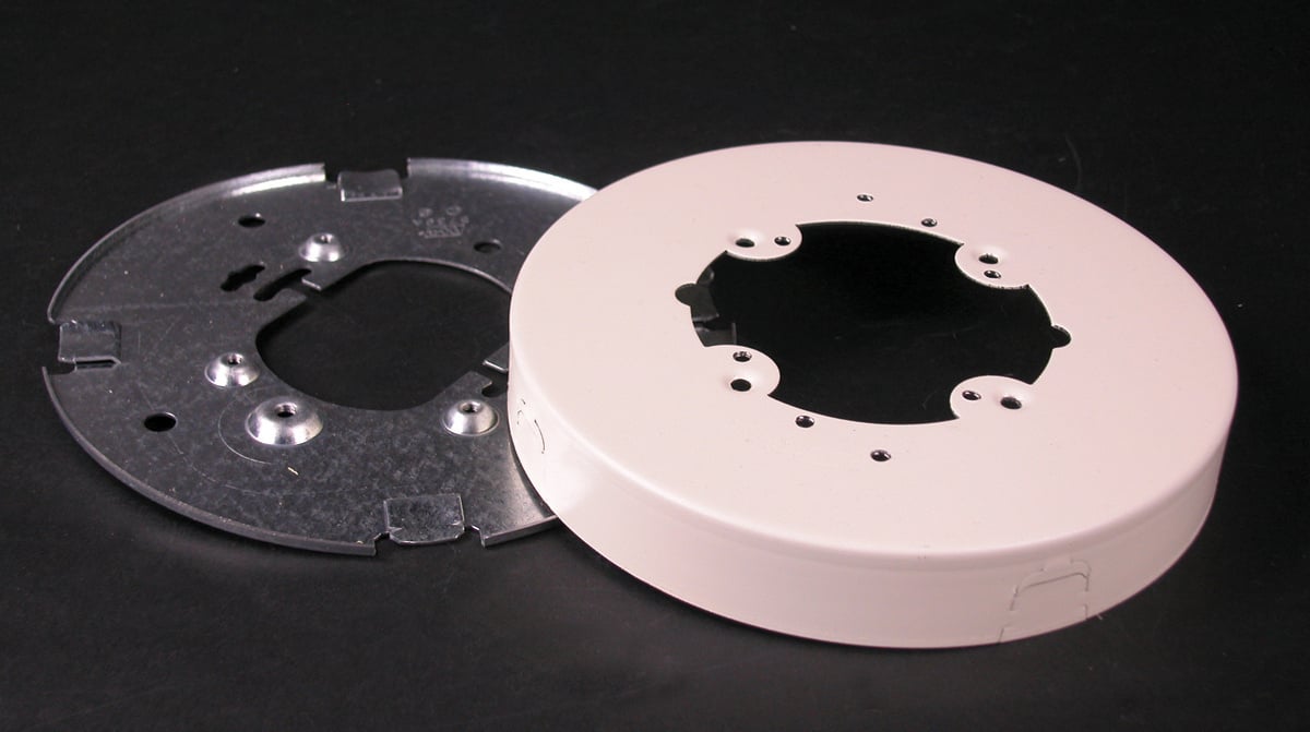 Open Base Extension Box Fitting, Ivory, V500/V700 Series