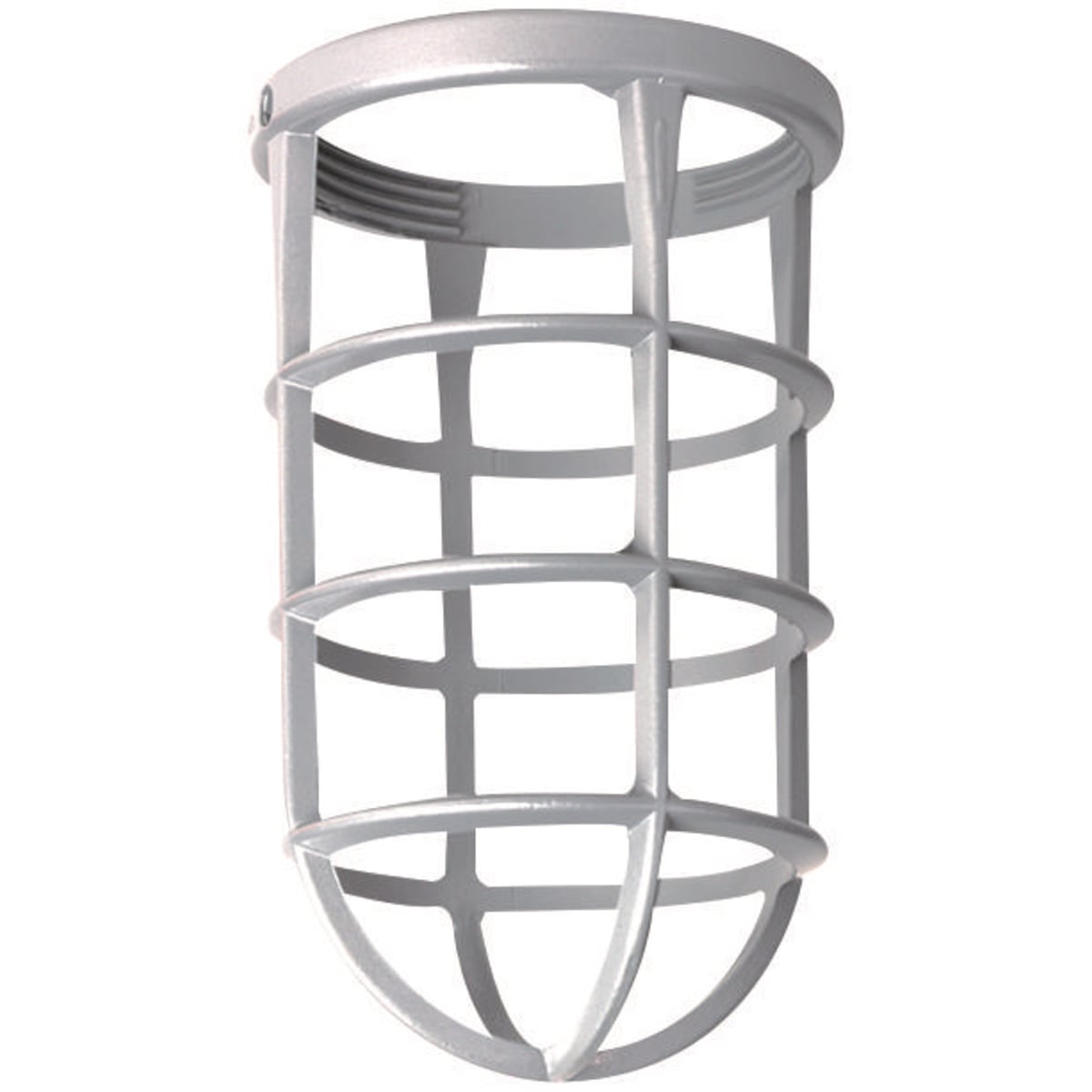 VAG-200 200 Vaportight Guard, 5-1/2 in L x 5-1/2 in W x 9 in H, For Use With V Series Incandescent Lighting Fixture, Copper Free Aluminum, Gray