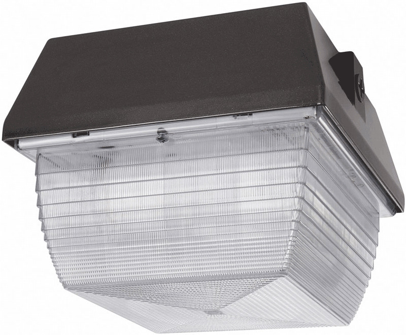 VAN3S50 HID Vandalproof Ceiling Lighting Fixture,) ED17 Lamp, 62 W Fixture, 120/208/240/277 VAC, Bronze Housing