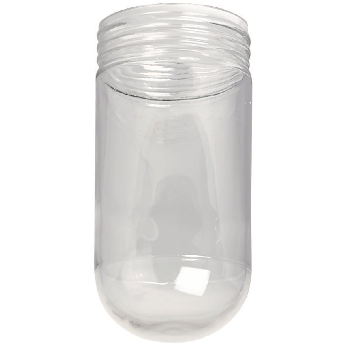 VCGP-100 Light Fixture Globe, Cylindrical Shape, 150 W Lamp, For Use With VAPORTITE V-Series and VXFC Fixture Lighting, Tempered Glass