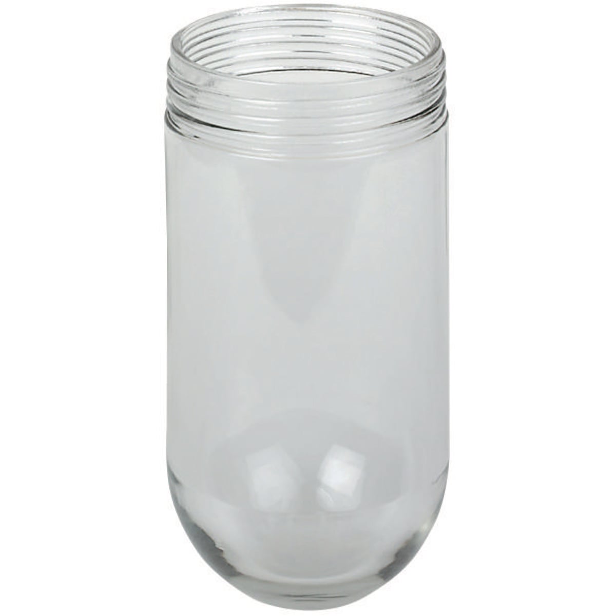 VCGP-200 Thermal Shock Resistant Globe, Cylindrical Shape, 300 W Lamp, For Use With V Series Lighting Fixture and VXFC Fixture Basis, Tempered Glass