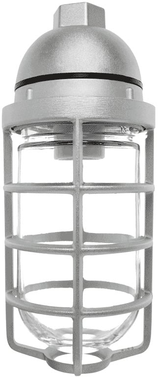 VP200DG-3/4 VP Series HID Outdoor Vaporproof Light Fixture,) A-19 Incandescent Lamp, 120/208/240/277 V AC, Natural Housing