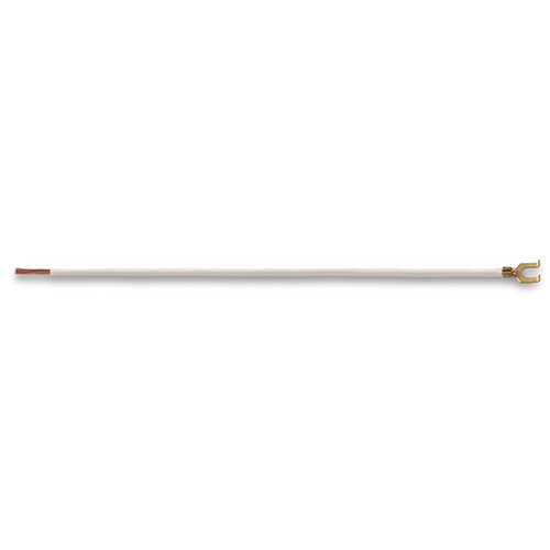 20062 Ground Bonding Pigtail, 12 AWG Stranded THHN Wire, 8 in L, Flanged Spade Terminal