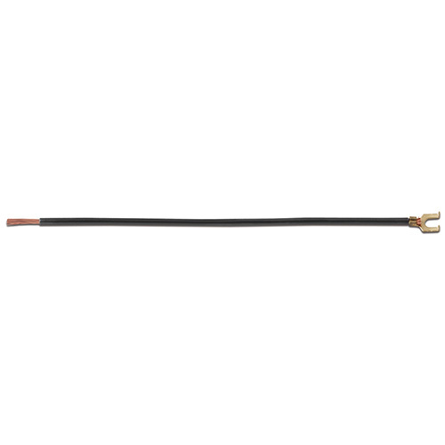 20065 Ground Bonding Pigtail, 12 AWG Stranded THHN Wire, 8 in L, Flanged Spade Terminal