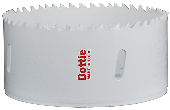 VP56 Variable Pitch Hole Saw, 3-1/2 in Dia, 1-3/8 in D Cutting, M3 Steel Cutting Edge
