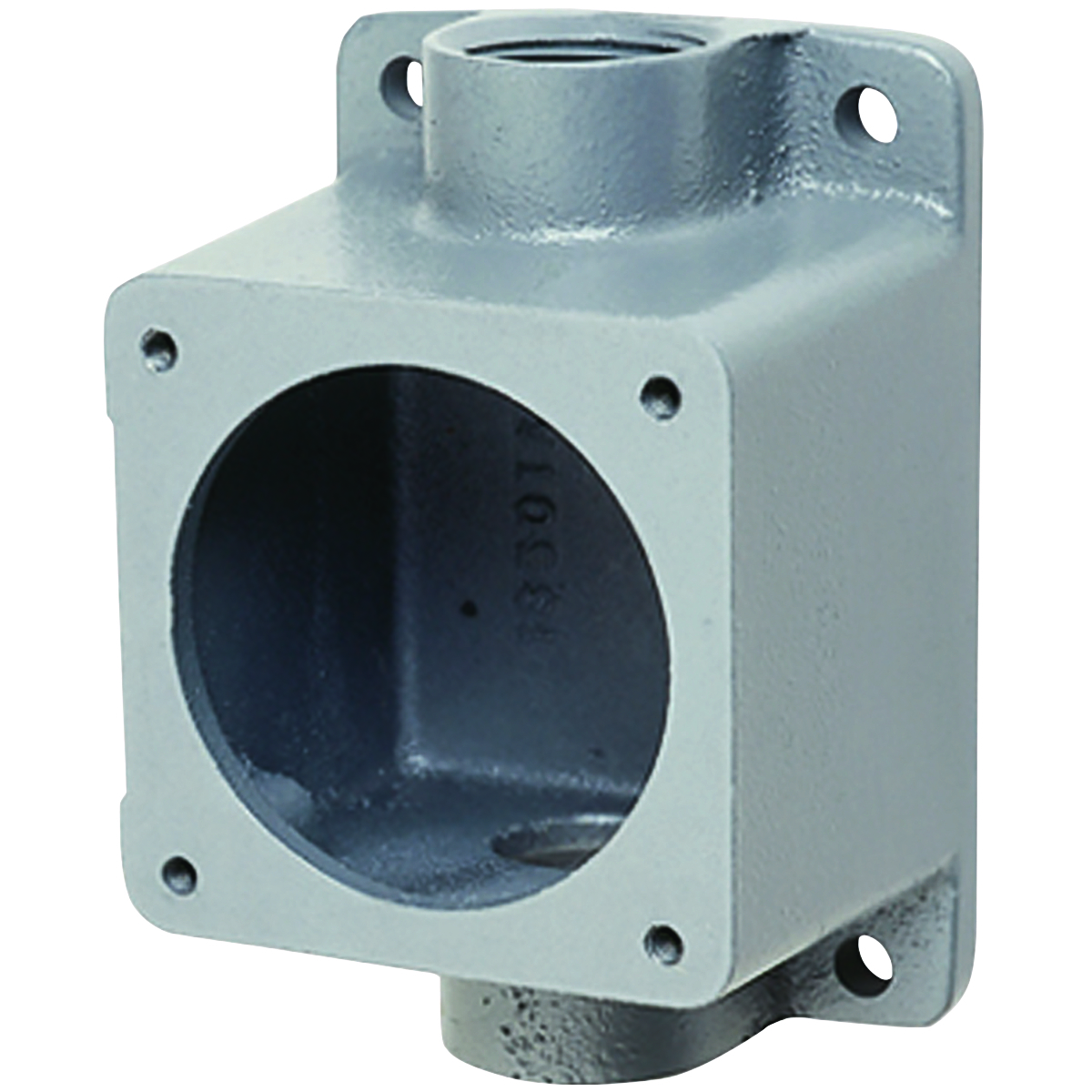 VRC23 Type-C Splice Back Box With Green Grounding Screw, 5-5/16 in H x 3-19/32 in W x 2-7/8 in D, For Use With VERSAMATE 30 A Plug/Receptacle, Copper Free Aluminum