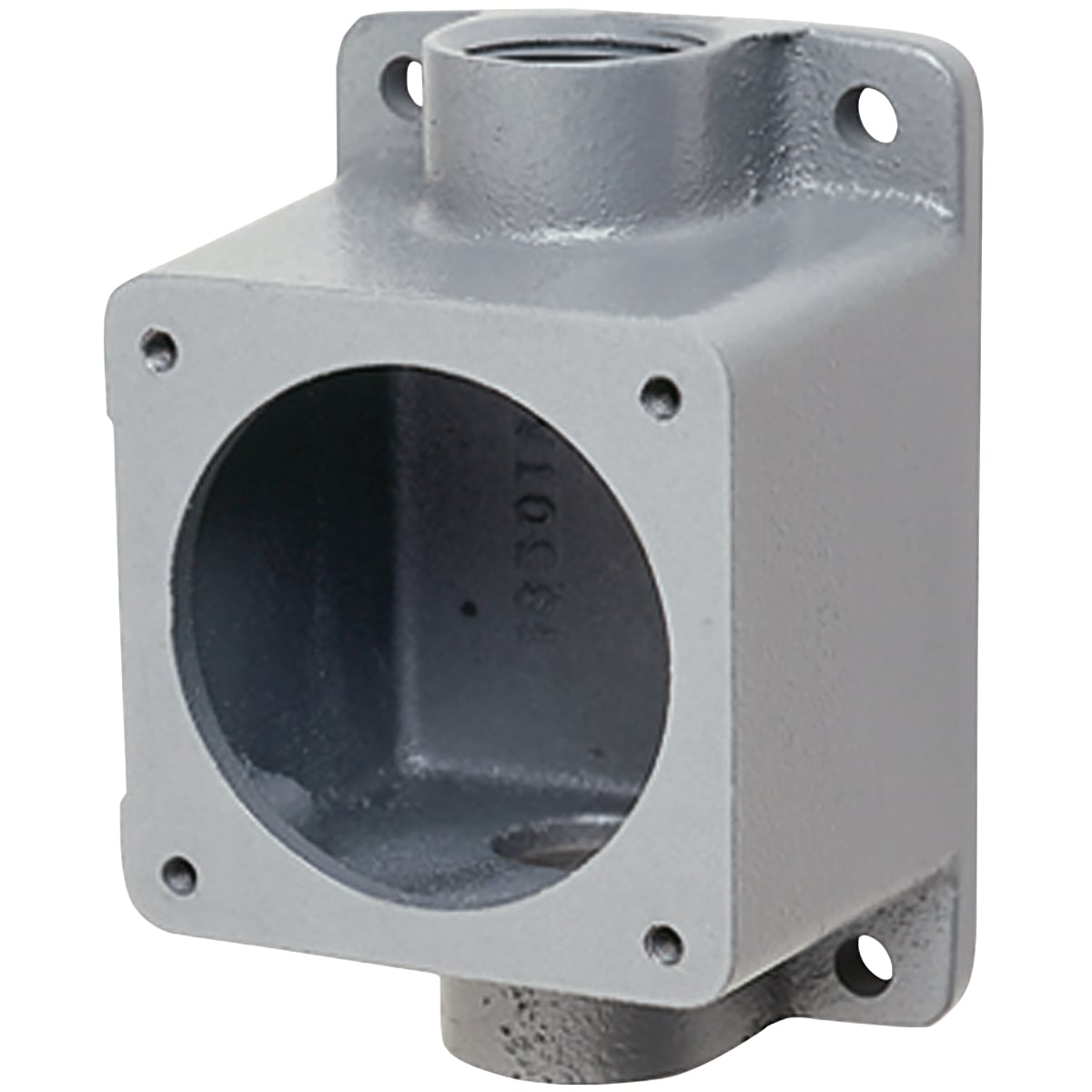 VRC33 VR Series Type C Feed-Through Back Box, 5-5/16 in H x 3-19/32 in W x 2-7/8 in D, For Use With 1 in Hub, 30 A VersaMate Series Plug and Receptacle, Copper Free Aluminum
