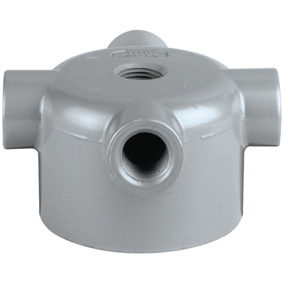 VXA-2 Mounting Splice Box, 4-3/4 in L x 4-3/4 in W, Copper Free Aluminum