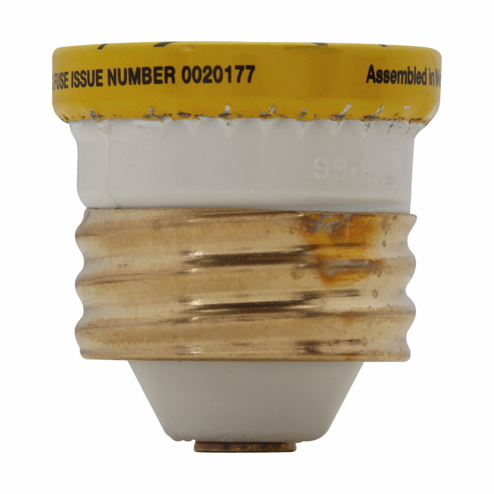 W-6 Fast Acting Low Voltage Plug Fuse, 6 A, 125 V, 10 kA Interrupt, Edison Base/Round Body