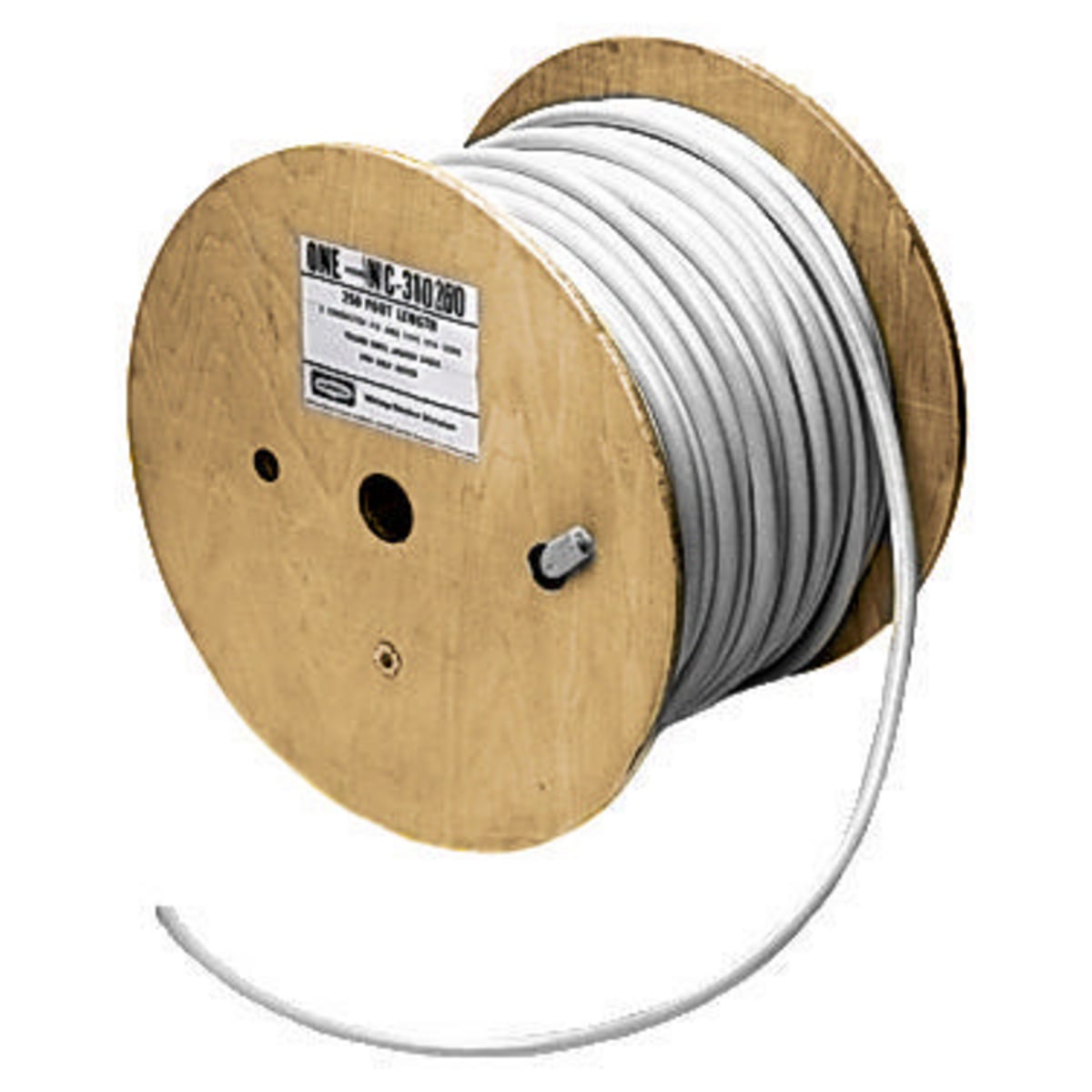 WC310280 Type STW Dockside Ship-to-Shore Standard Power Cable With Jute Filler, 600 VAC, (3) 10 AWG Copper Conductor, 280 ft L
