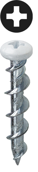 WDOGW Wall Dog Kit, 100 Pieces, Steel, Zinc Plated