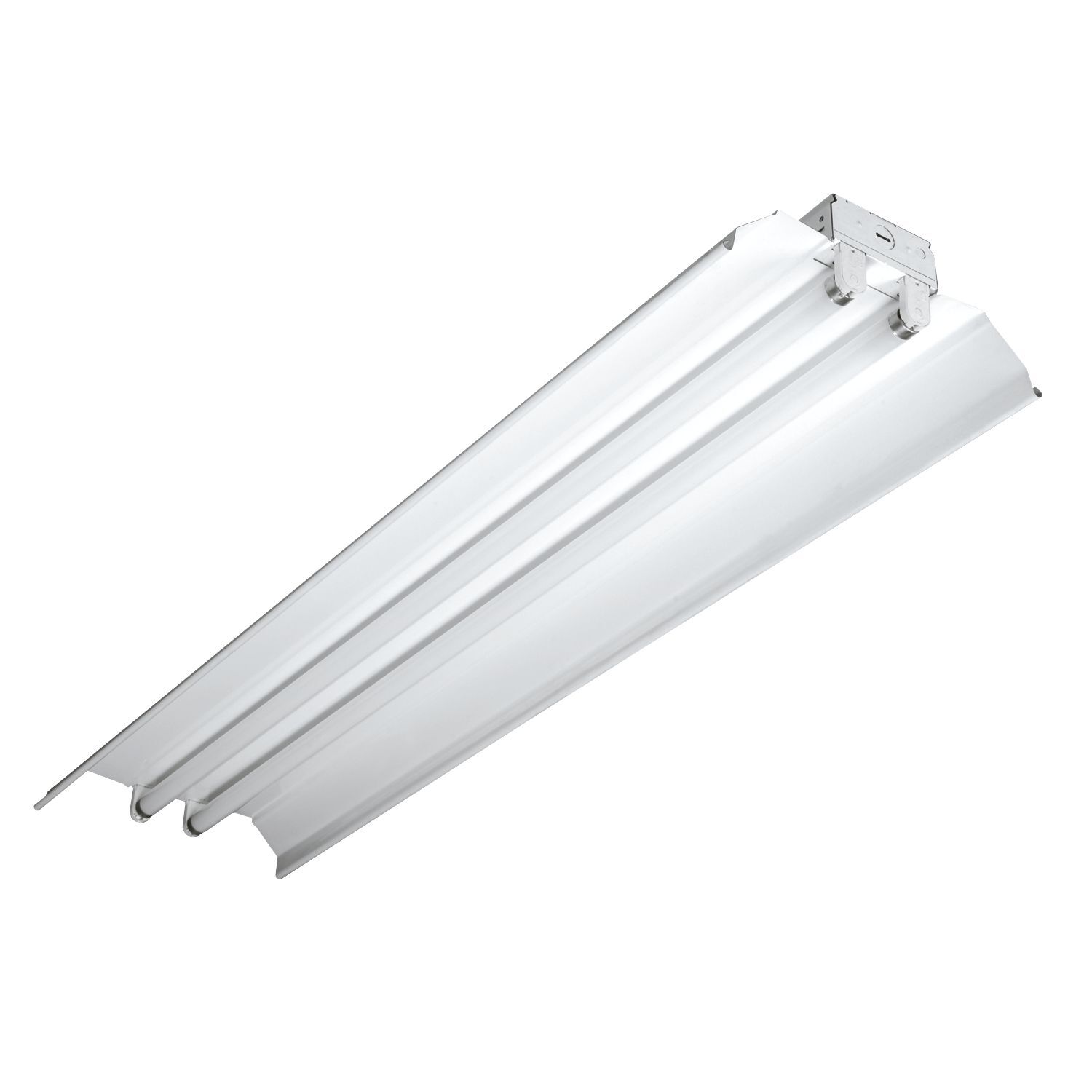 WG/ICF-4FT-B Metalux Industrial Wire Guard, 47-1/2 in L x 10-1/2 in W x 1-1/2 in H, For Use With ICF Fluorescent Fixture, Metal, White